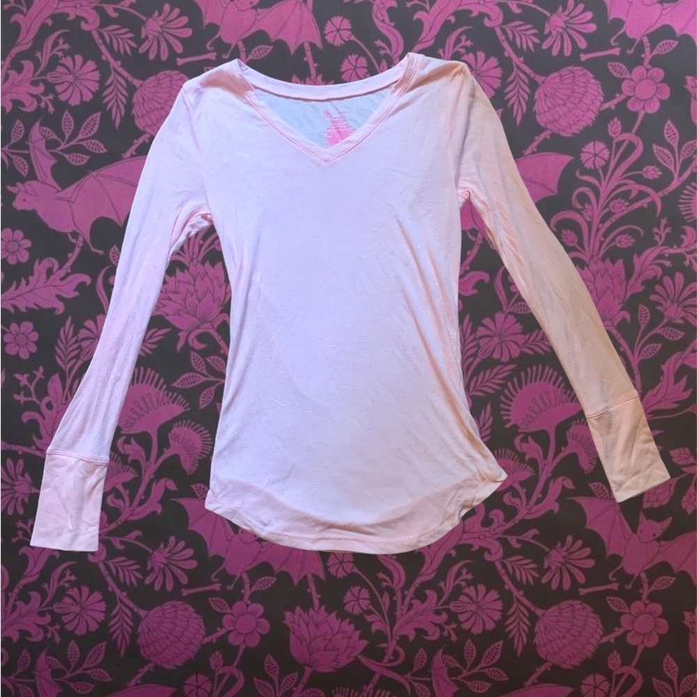 NWOT pink long sleeve shirt